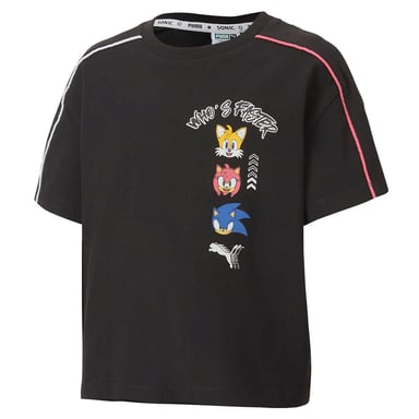 Puma x Sega Kinderen Zwart T-Shirt