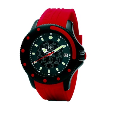 Folli Follie Dameshorloge Kwarts Zwart/Rood