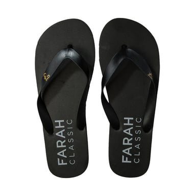 Farah Shore teenslipper voor heren, zwart