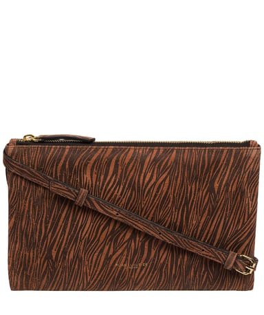 'Anya' Animal Print Nappa Leather Cross Body Bag