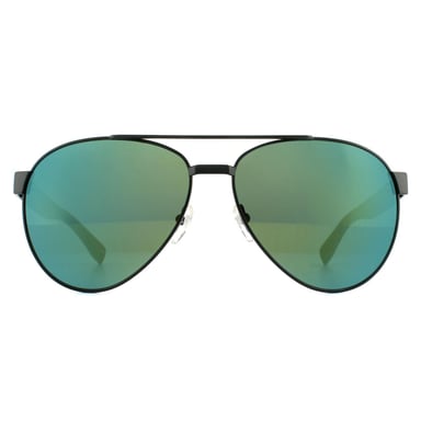Lacoste Aviator unisex matgroene groene spiegel zonnebril