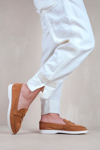 Where's That From Womens 'Pegasus' Trim Loafers