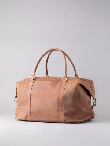 Hunter Leather Holdall in Tan