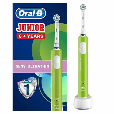 Oral-B Junior Kids Electric Toothbrush Rechargeable for Children Aged 6+