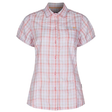 Regatta Groot Buiten Dames/Dames Jenna Geruite Korte Mouwen Shirt (Snoepschok)