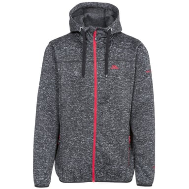 Trespass Heren Odeno Full Zip Fleece Hoodie (Zwarte mergel)
