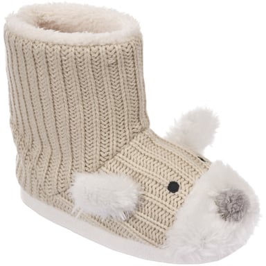 Trespass Childrens Girls Sootie Teddybeer Slipper Laarzen (Champagne)