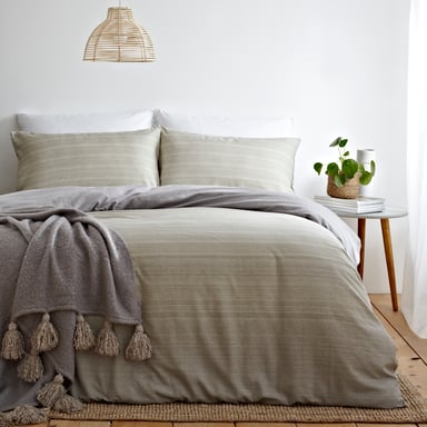 Signature Ombre Duvet Set Natural
