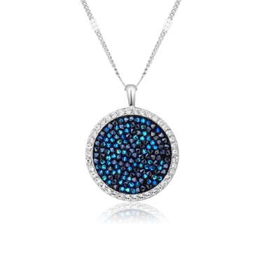 Swarovski - Rock Blue Swarovski Crystal Elements Pendant