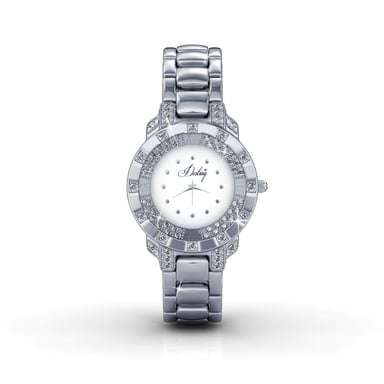 Swarovski - White Stainless Steel Watch with Swarovski Elements Crystals