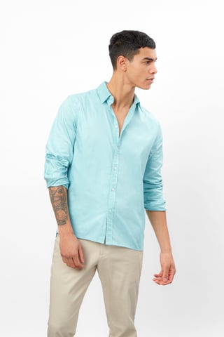 Solid Long Sleeve Shirt