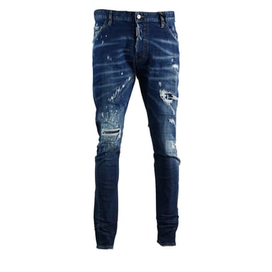 Dsquared2 klassieke Kenny Jean versleten vervaagde jeans