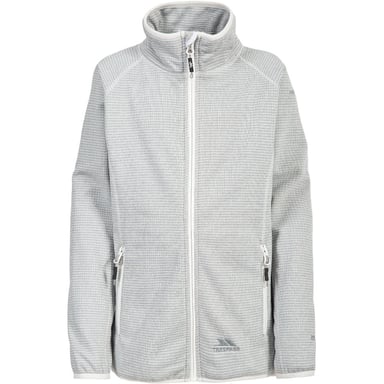 Trespass Girls Mili Knitted Polyester Stitch Detail Full Zip Fleece