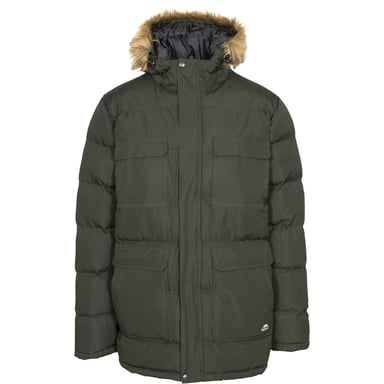 Trespass Mens Baldwin Warm Padded Hooded Waterproof Insulated Jacket