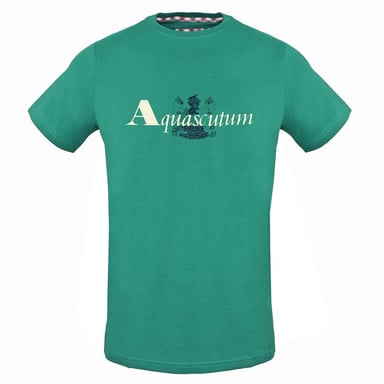Aquascutum merk Aldis logo groen T-shirt