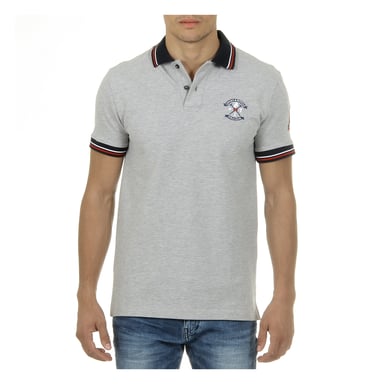 Ufford & Suffolk Polo Club Mens Polo Short Mouwen Gray Night