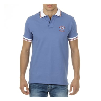 Ufford & Suffolk Polo Club Mens Polo Korte mouwen Lichtblauw Dago