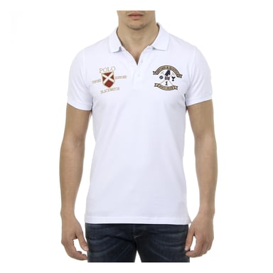 Ufford & Suffolk Polo Club Mens Polo Short Mouwen US007 White