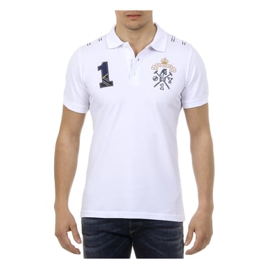 Ufford & Suffolk Polo Club Mens Polo Short Mouwen US008 White