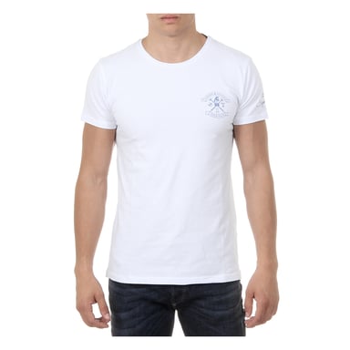 Ufford & Suffolk Polo Club Mens T-shirt Korte mouwen Ronde hals US028 White