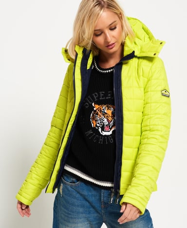 Superdry Hooded Box Quilt Fuji Jacket