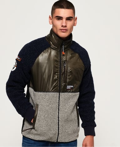 SUPERDRY Mountain Sherpa Block trainingsvest