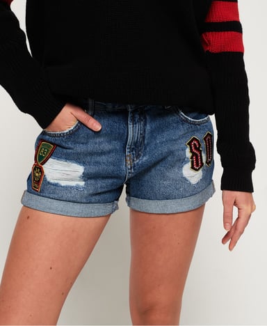 Superdry Steph Boyfriend Shorts