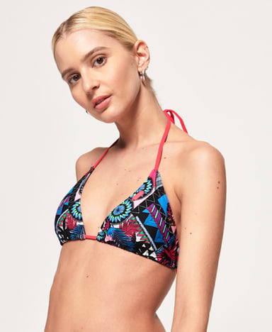 Superdry Aztec Craze Tri bikinitop