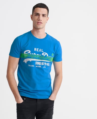 Superdry Vintage Logo Cross Hatch T-shirt