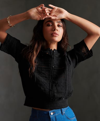 Superdry Ellison Textured Blouse