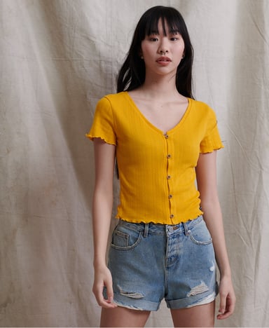 SUPERDRY Summer Pointelle T-shirt