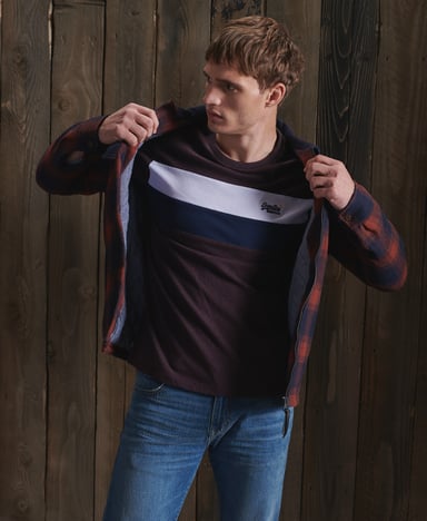 Superdry Hunting wollen overshirt met volledige rits