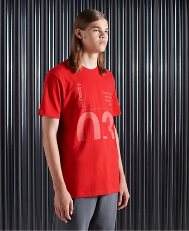 SUPERDRY Transit T-shirt met Core-logo