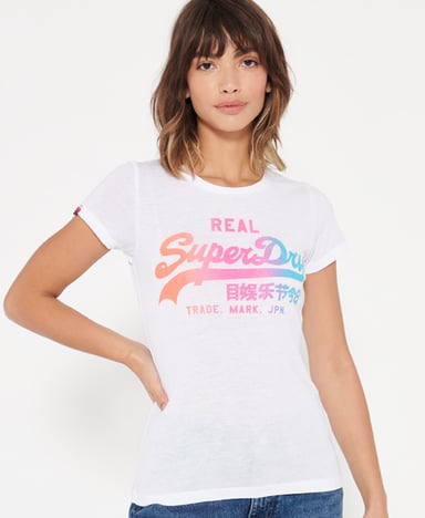 Superdry Vintage logo Burnout T-Shirt