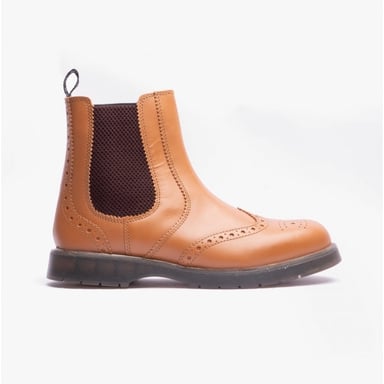 Grafters Runcorn Brogue Chelsea Boots Mens