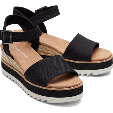 TOMS Diana Polyester Damesschoenen Zwart
