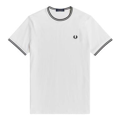 Fred Perry Basis Wit T-Shirt