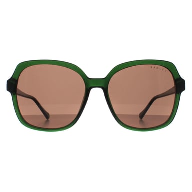 Radley Square Womens Transparant Donkergroen Bruin Phoenix 6505