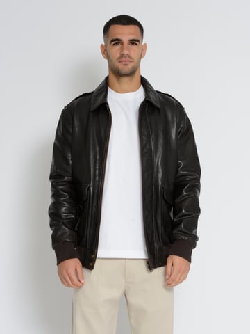 Top Gun leren jas TG2023003