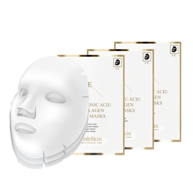 Hyaluronzuur & Collageen Masker - 3 vellen x 3
