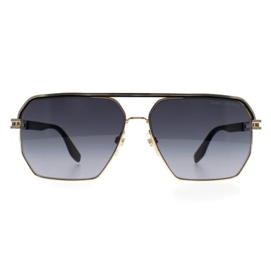 Marc Jacobs Aviator Unisex Goud Zwart Donkergrijs Kleurverloop MARC 584/S