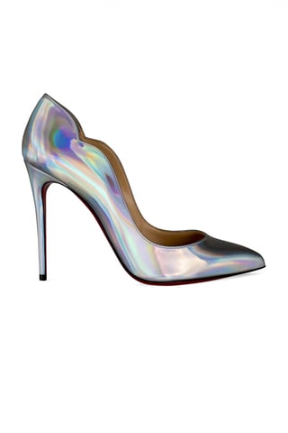 Christian Louboutin Pumps Hot Chick Zilver
