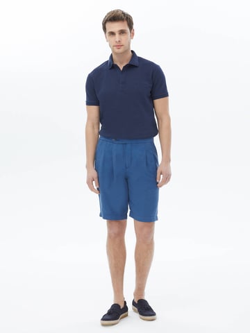 Geweven casual bermuda