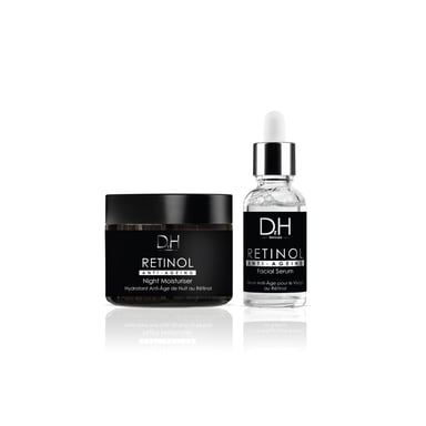 Dr H Retinol Anti-Aging Nachtvochtcrème 60ml + Anti-Aging Retinol Gezichtsserum 30ml
