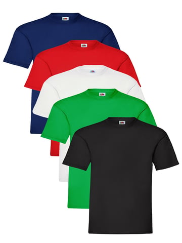 Fruit of The Loom kinder-T-shirts, 5-pack