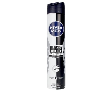 Mannen Zwart & Wit Onzichtbare Deodorant Spray 200 ml