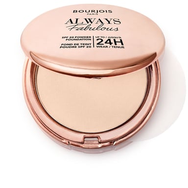 Altijd Fabulous Poeder Make-up Basis SPF20 #100-rozen Ivore 7 gr