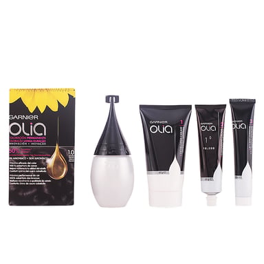 Olia Permanente Kleur #1,0 Zwart Ebano 4 stuks