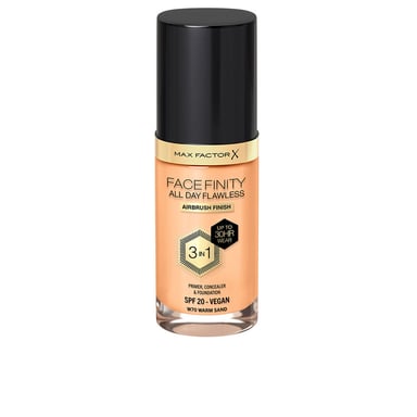 Facefinity 3in1 Primer, Concealer & Foundation #70-warm Sand 30 ml