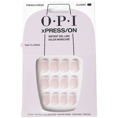 Opi Xpress/on Kunststoffen Nagels Nail Art #franse Manicure